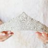 SWEETV Fashion Headbands | Sweetv Anastasia Tiaras And Crowns For Women, Wedding Tiara For Bride, Rhinestone Queen Crown, Silver Crystal Princess Headpieces For Prom Costume Party