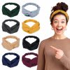 LOTUS78 Fashion Headbands | Lotus78 Headbands For Women. Eight Pack, Soft Fabric Bands For Women'S Hair. Elastic Sweat Band, Trendy Headbands. Boho Headbands For Exercise & Yoga. (Rising Pink)