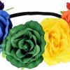 DreamLily Fashion Headbands | Dreamlily Women'S Hawaiian Stretch Rose Flower Headband Floral Crown For Garland Party Bc12