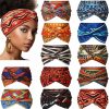 XunYee Fashion Headbands | Xunyee 12 Pcs African Wide Headbands For Women Hair Wrap Boho Yoga Twisted Knot Accessories Assorted Bandeau Headbands Wide Elastic African Gifts Hair Accessories For Girls Lady Running Sports