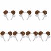 balacoo Fashion Headbands | Balacoo 7Pcs Furry Ears Plush Goat Sheep Hair Bands Cute Goat Horns Headband For Women Girl Makeup Headbands Animal Costumes For Party Gift Supplies Winter Womens Headbands