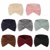 Mandydov Fashion Headbands | 8 Pack Wide Headbands For Women Girls, Soft Stretchy Turban Headband Hair Bands Head Bands Hair Wraps With Twisted Knots For Clean Face Makeup Yoga Workout