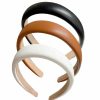 Lvyeer Fashion Headbands | Lvyeer 3 Pack Headband For Women Leather Padded Headband Fashion Hair Bands For Women'S Hair Non Slip Wide Hair Hoop