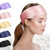 FANTASTIC HOUSE Fashion Headbands | Fantastic House Silk Spa Headband For Washing Face, 22 Momme 100% Mulberry Silk Scarf For Hair Wrapping At Night, Adjustable Ponytail Head Wrap Hair Band For Women And Girls