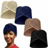 Xuhal Fashion Headbands | Xuhal 4 Pieces Mesh Hair Wraps For Black Women Sleeping Hair Wrap Scarf Cap Spa Headbands Hair Wraps Hair Nets For Women Black Natural Hair Wash Face Sleep (Dark Purple, Black, Gray, Camel)