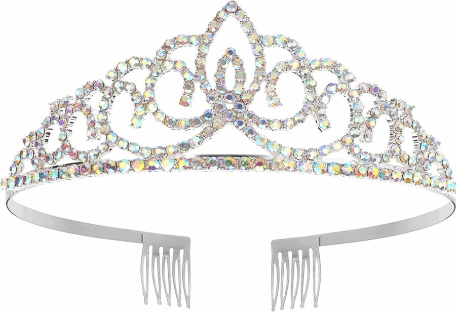 HGjewelry Fashion Headbands | Crystal Tiara Crowns For Women Girls Princess Elegant Bridal Crown With Combs Women'S Headbands Wedding Prom Birthday Pageant Party Gift