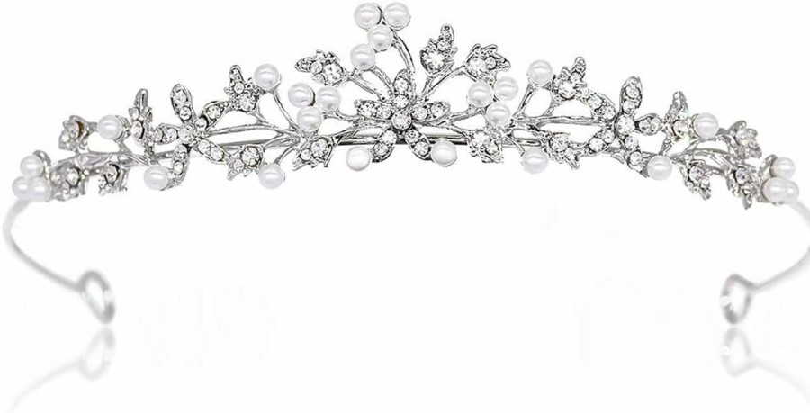 CROWNFAN Fashion Headbands | Rhinestone Crystal Tiaras And Crowns Headband For Women Birthday Pageant Wedding Prom Princess Crown (A-006)