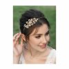 SWEETV Fashion Headbands | Sweetv Handmade Bridal Headband Wedding Headbands For Women Silver Rhinestone Bridal Headpieces For Wedding Bride Hair Accessories For Women And Girls Silver