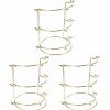 Cabilock Fashion Headbands | Cabilock 3Pcs Crown Display Stand Bridal Headband Metal Headband Tiara Headband Headband Holder Rack Headband Stand Holder Table Hair Hoops Rack Hair Band Rack For Display Headwear Holder