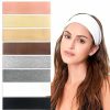 Shyvis Fashion Headbands | Shyvis 8-Pack Headbands For Women - Non-Slip Elastic Sweatbands - Soft Fabric Hair Bands For Gym, Workout, Yoga, Running, And Sports - Stylish, Cotton Headbands For Women And Girls.