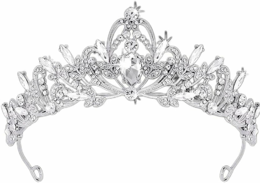 ANBALA Fashion Headbands | Crown For Women Girls Crystal Tairas For Women Princess Crown Tiaras For Bridal Wedding Prom Quinceanera Birthday Crown For Girls Hair Accessories