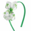 Ecuupas Fashion Headbands | Ecuupas Green St. Patrick'S Day Headbands Shamrock Hairband Bow Clover Leprechaun Hair Hoop Design Luck Of The Irish Hair Accessories For Women Girls Toddler Head St. Patrick'S Day Wear Gifts