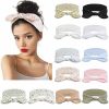 Huachi Fashion Headbands | 12 Pack Wild Floral Bow Headbands For Women Elastic Headwraps Hair Band Yoga Running Sports Knotted Headband Stretchy Rabbit Ears Turban Fashion Sport Cute Hair Accessories(2024 New)