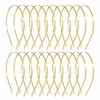 Lawie Fashion Headbands | Lawie 20 Pack Bulk 5 Mm Thin Silver Gold Black Plain Blank Hard Metal Headbands Skinny Base Headband Slim Simple Wire Hair Bands Clasps Crown Tiara Frame Diy Crafts Accessories For Women Girls Adults