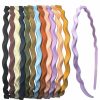 Springtime Fashion Headbands | Springtime 12Pcs Colorful Headbands For Girls Women Pigtail Hairbands With Teech Plastic Hard Hair Hoops