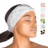 Kitsch Fashion Headbands | Kitsch Spa Headband - Microfiber Makeup Headband For Washing Face | Multi Functional Skincare Headbands | Facial Headband & Hair Band | Face Wash Headbands For Women Makeup (Micro Dot)