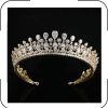 QXMYOO Fashion Headbands | Vintage Women Wedding Tiaras Silver Cubic Zirconia Pageant Crowns Sweet 16 Birthday Prom Party Quinceanera Crowns Bridal Hair Accessories