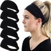 Calbeing Fashion Headbands | Calbeing Workout Headband For Women, Sports Running Headband For Exercise, Wide Headbands For Women, Gym Hairband Athletic Thick Non Slip Yoga Sweatband Fitness 5Pack