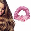 MMDOCO Fashion Headbands | Mmdoco New Soft Heatless Curling Headband No Heat Ponytail Hairband Hair Curler (Pink)