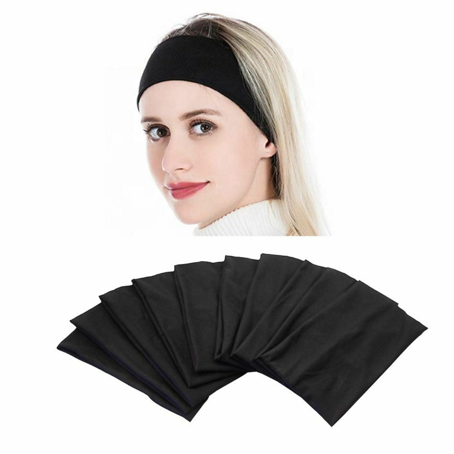 Yeshan Fashion Headbands | Yeshan Pack Of 12 Wide 5 Inch Wicking Stretchy Athletic Bandana Headbands/Head Wrap/Yoga Headband/Head Scarf/Best Looking Hairband For Sports Or Fashion,Candy Colors In Wide