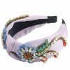 Yusier Fashion Headbands | Yusier Baroque Rhinestone Crystal Headbands For Women Embroidered Hair Band Exquisite Hairband Women'S Hair Accessories Hair Hoop Available In 5 Colors (Black)