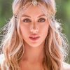 Missgrace Fashion Headbands | Missgrace Women Bohemian Rhinestones Gold Silver Gypsy Head Chain Hair Accessories For Bridal And Girls