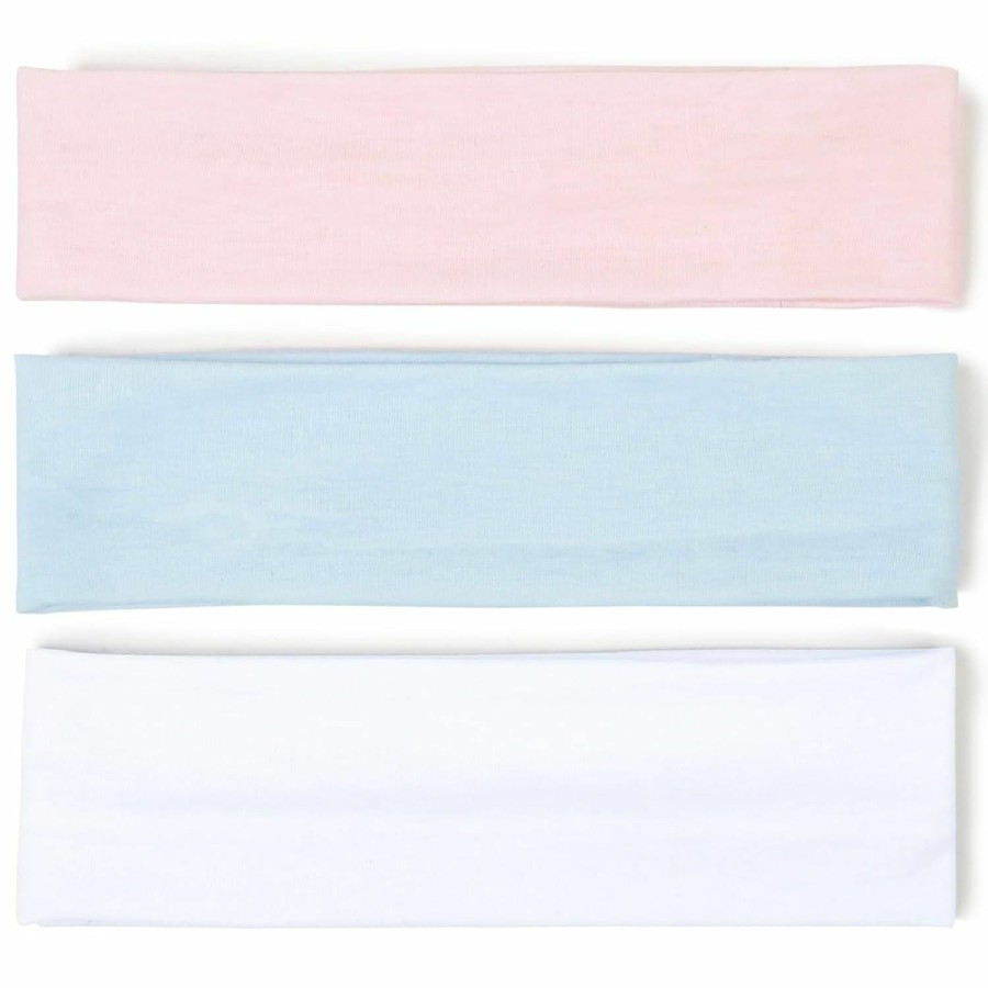 TERSE Fashion Headbands | Terse Cloth Headbands For Women Pink Hair Bands For Women Non Slip Soft Fabric Thin Head Band Elastic Sweat Hairbands Cute Hair Wrap For Girls Fashion Hair Accessories For Women