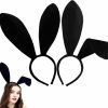 Amazon Fashion Headbands | 2Pack Bunny Ears Headhand, Easter Decorations Cosplay Playboy Party Costume Headwear Hair Accessories Women Adults Kids