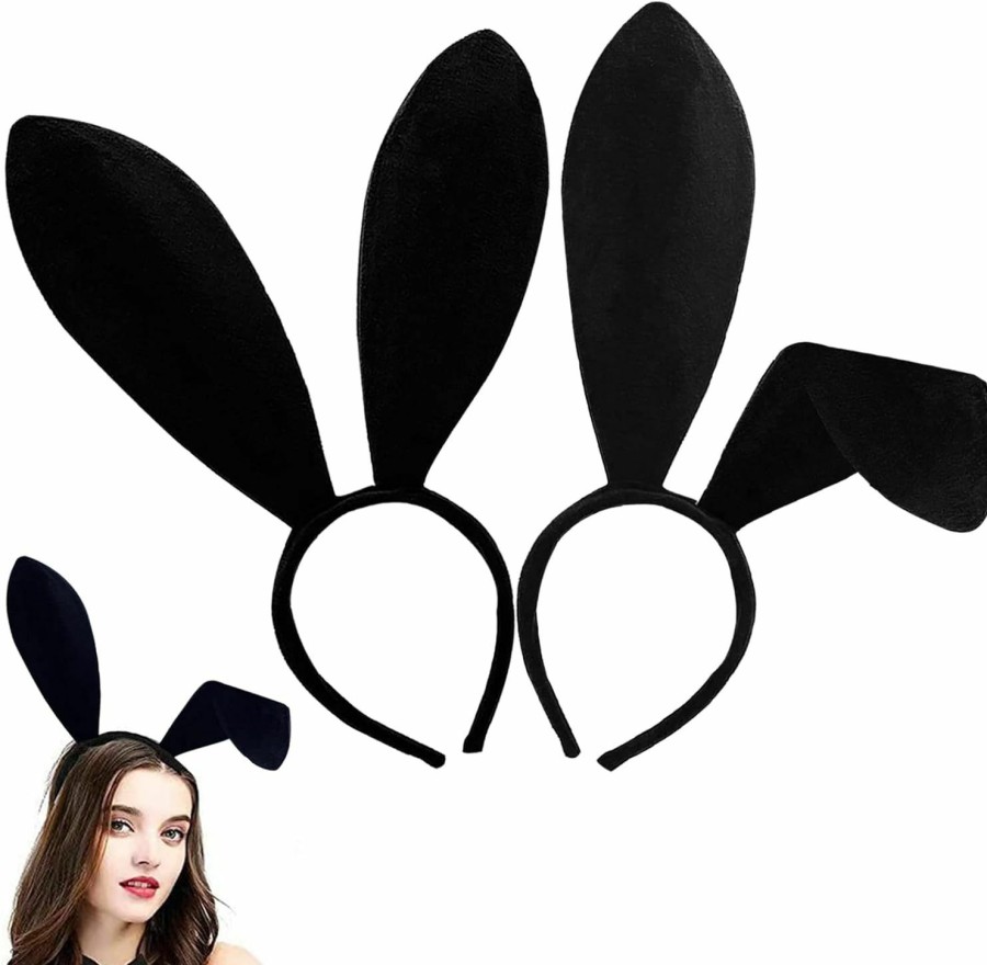 Amazon Fashion Headbands | 2Pack Bunny Ears Headhand, Easter Decorations Cosplay Playboy Party Costume Headwear Hair Accessories Women Adults Kids