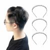 AUEAR Fashion Headbands | Auear, 8 Pack Uni Black Metal Teeth Comb Wavy Hair Band To Hold Short Long Hair Hair Hoop Hairband Headband Hair Accessories By Beauty Hair