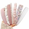 DOXISHRUKY Fashion Headbands | Doxishruky 7Pc Headbands For Women Girls Headbands Set, Non Slip Floral Headbands Padded Headbands Cute Pearl Headband For Girls Vintage Wide Headband