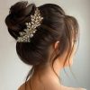 JAKAWIN Fashion Headbands | Jakawin Bride Crystal Wedding Hair Vine Gold Rhinestone Hair Piece Bridal Headpiece Hair Accessories For Women And Girls Hv162