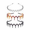 YMPEKA Fashion Headbands | 3Pack Zig Zag Headbands Hair Band Men Headband Metal Hair Bands Fashion Headbands With Teeth - Wavy Hair Bands For Women'S Girls Men Hair Accessory Sports Hairband Uni Head Band Hair Hoop With