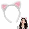 AEGYPIUS Fashion Headbands | Aegypius Cat Ears Headband | Velvet Headbands For Women | Soft Plush Material Headband - Perfect For Cosplay | Velvet Hairband - Cat Headband For Parties | Ideal For Women And Girls