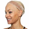 CreatedHair Fashion Headbands | Wig Secure Crystal By Amy Gibson - Transparent Silk Wig Grip Band, Adjustable, Glueless, Invisible Silicone Wig Holder For Lace And Mono Top Wigs, With Anti-Slip, No Glue Or Clips Needed, Chocolate