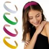 WOVOWOVO Fashion Headbands | Wovowovo Leather Headbands For Women, 1Inch Non Slip Soft Pu Hair Head Bands Diademas Para Mujer De Moda Cute Beauty Fashion Hairbands Hair Accessories