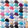 Hotop Fashion Headbands | Hotop 50 Pcs Nurse Headbands With Buttons For Mask Non Slip Nursing Headbands Ear Protection Medical Headbands For Women Elastic Hair Bands Head Wrap For Nurses Doctors Gifts Work Sports Accessories