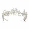 SWEETV Fashion Headbands | Sweetv Bridal Headband Silver Tiara For Bride Headpieces For Wedding Hair Accessories For Brides Prom Photography