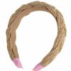 Lilly Pulitzer Fashion Headbands | Lilly Pulitzer Women'S Fashion Headband, Woven Raffia Hair Accessories For Teens And Adults, Natural