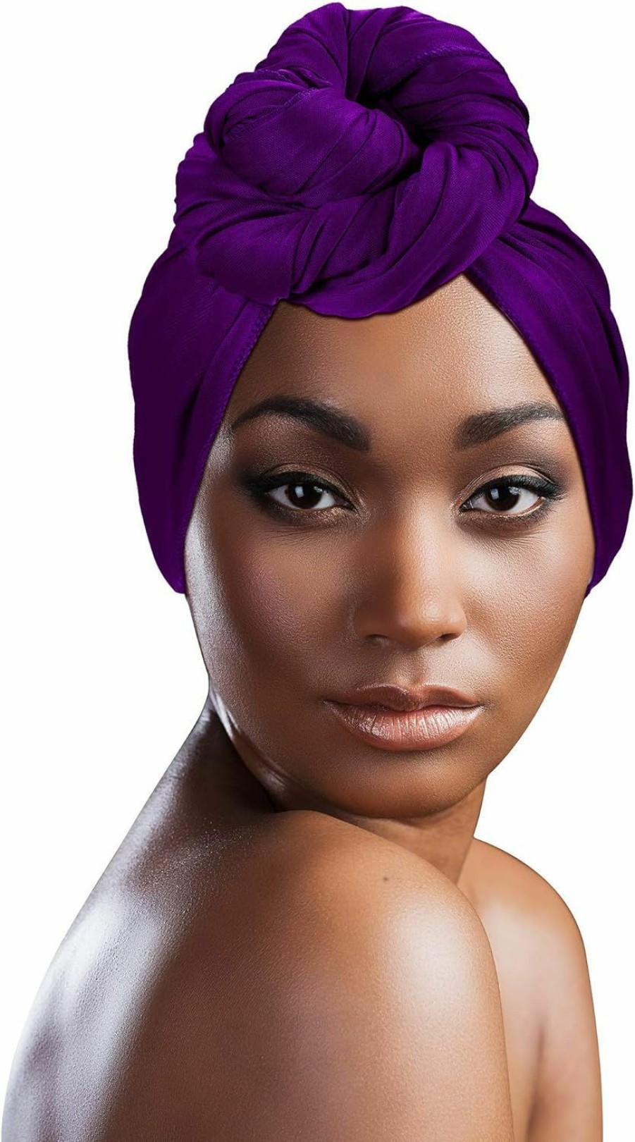 SATINIOR Fashion Headbands | Satinior 6 Pcs Head Wrap Scarf Turban Long Hair Scarf Soft Stretch Headwrap Solid Color Turban Tie Headband For Women Girls