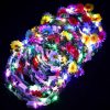 Syhood Fashion Headbands | 40 Pcs Led Flower Headband, Light Up Flower Crown Garland Flower Headdress Floral Headpiece For Women Girls Hair Accessories Birthday Wedding Party (Plum Blossom Style)