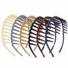 Yeshan Fashion Headbands | Yeshan Plastic Teeth Headbands, Wavy Headbands With Combs Non-Slip Thin Hair Bands For Women Girls Hair,Pack Of 6