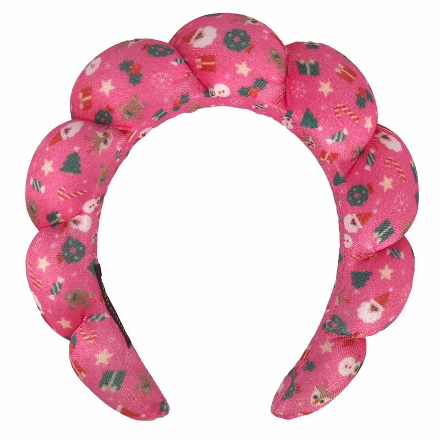 BLAISTER Fashion Headbands | Blaister Skincare Headband For Women, Spa Headband, Makeup Headband For Washing Face, Soft Towel Headband For Facial Mask, Cute Hairband For Shower (Pink)