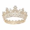 MR Fashion Headbands | Mr Gold Crowns And Tiaras Queen Crown For Women Rhinestone Wedding Crown Tiara Costume Party Hair Accessories Birthday Pageant Prom