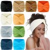 AKTVSHOW Fashion Headbands | Aktvshow 7'' Wide Headbands For Women, 10 Pack Large Turban Headband Fashion Non Slip Hairbands Thick Head Wraps Yoga Hairwraps Workout Hair Accessories