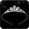 Kilshye Fashion Headbands | Kilshye Princess Silver Tiara And Crown Pink Crystal Tiaras Pageant Crowns Rhinestone Birthday Headdress For Women