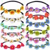 Bememo Fashion Headbands | Bememo 12 Pieces Multicolor Lady Girl Fashion Flower Crown Floral Garland Headbands For Festival Wedding Party