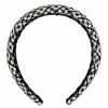 L. Erickson U.S.A. Fashion Headbands | L. Erickson Claret Headband, Black | White