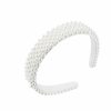 NKG Fashion Headbands | Pearl Headbands For Girls And Women, Plastic Wide Hair Hoop Band Embellish With Bling String Beads Fashion Gift For Children'S Day, Graduation Ceremony, Prom Party, Casual Dress