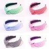 CULHEITE Fashion Headbands | Culheite 6 Pack Knotted Headband For Women Tie-Dye Star Wide Knot Hair Bands Fashion Colorful Lady Top Twist Hair Accessories For Girls Gifts